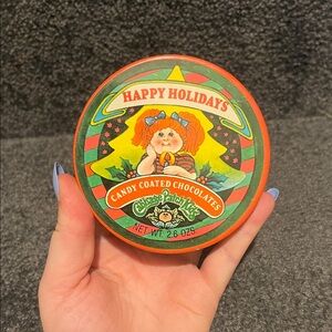 Vintage Cabbage Patch Kids Holiday Candy Tin